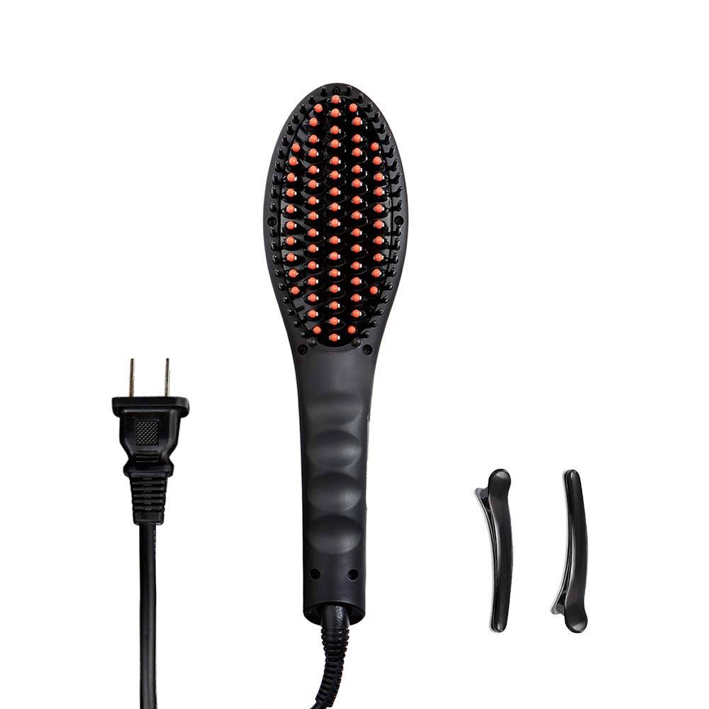 straightening hair brush