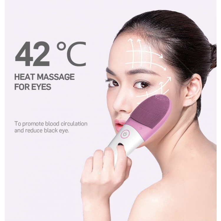 2 in 1 Silicone Facial Brush and Massager